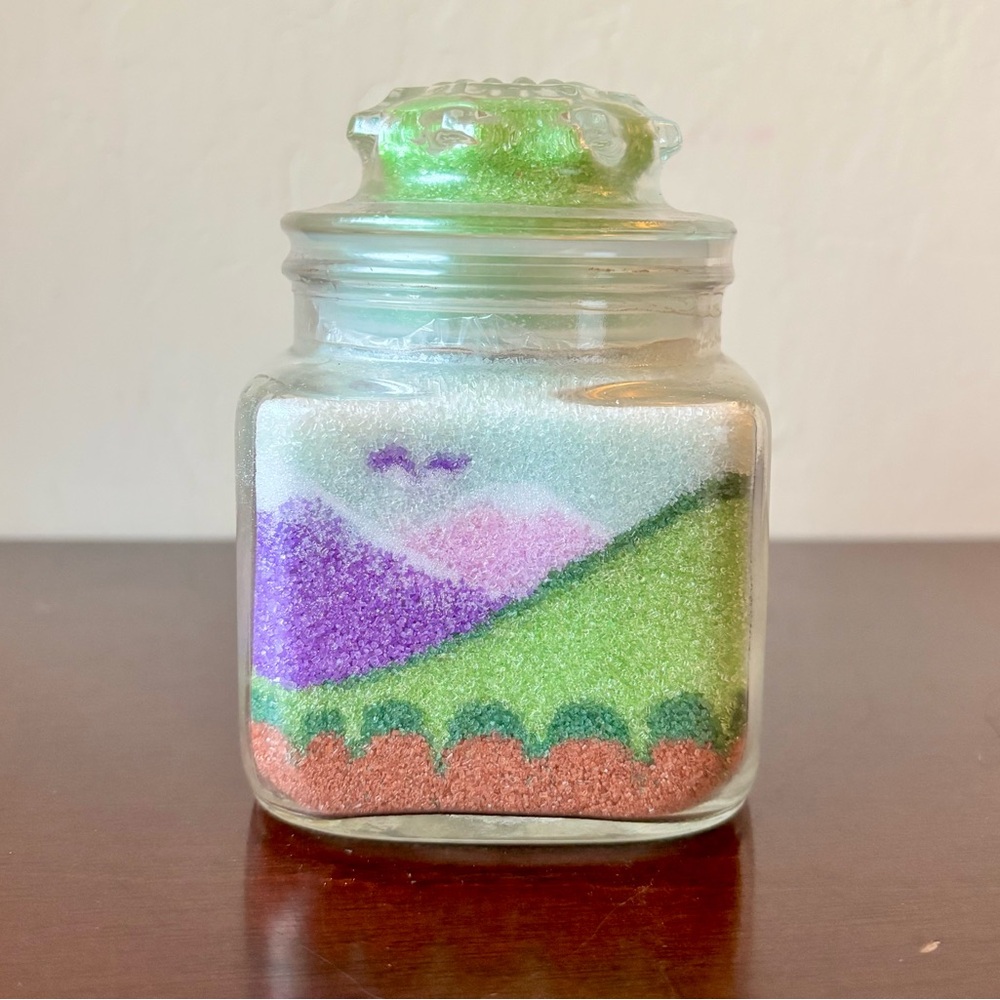Handmade Colored Sugar Rainbows and Mountains made in Las Vegas - Picture 3 of 8